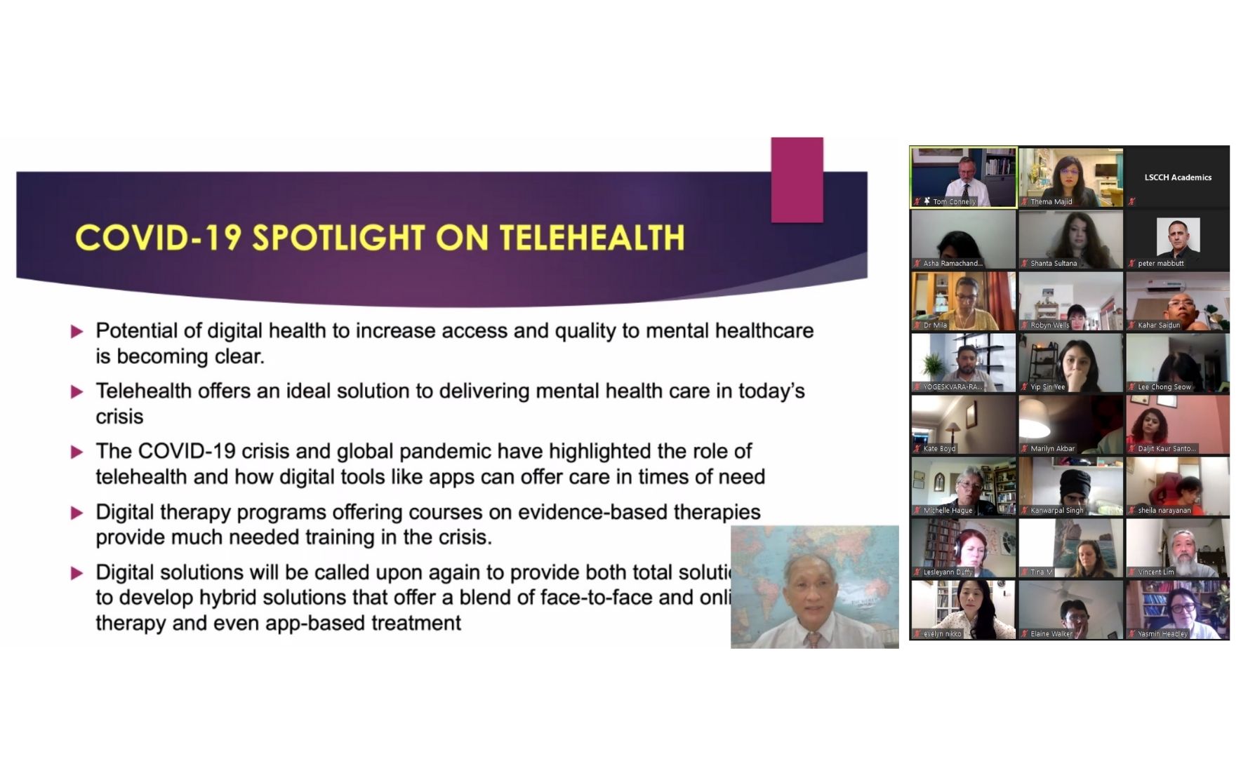 Dato DG MOH - Telehealth and the future of mental health